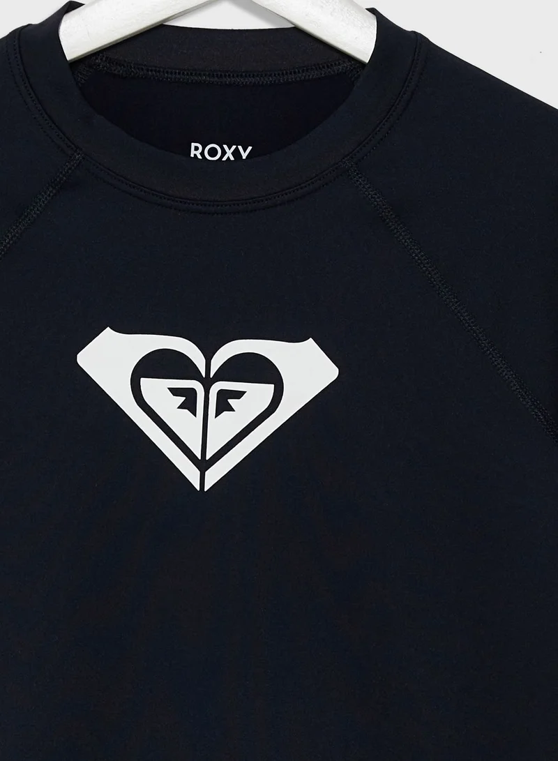 Roxy Kids Logo Rashguard