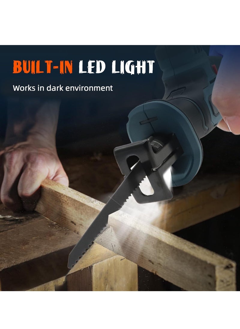 BONAI - BONAI 36V Powerful Reciprocating Saw with 2 Batteries 2 pcs Blades and charger for Wood and Metal Cutting - Image 1