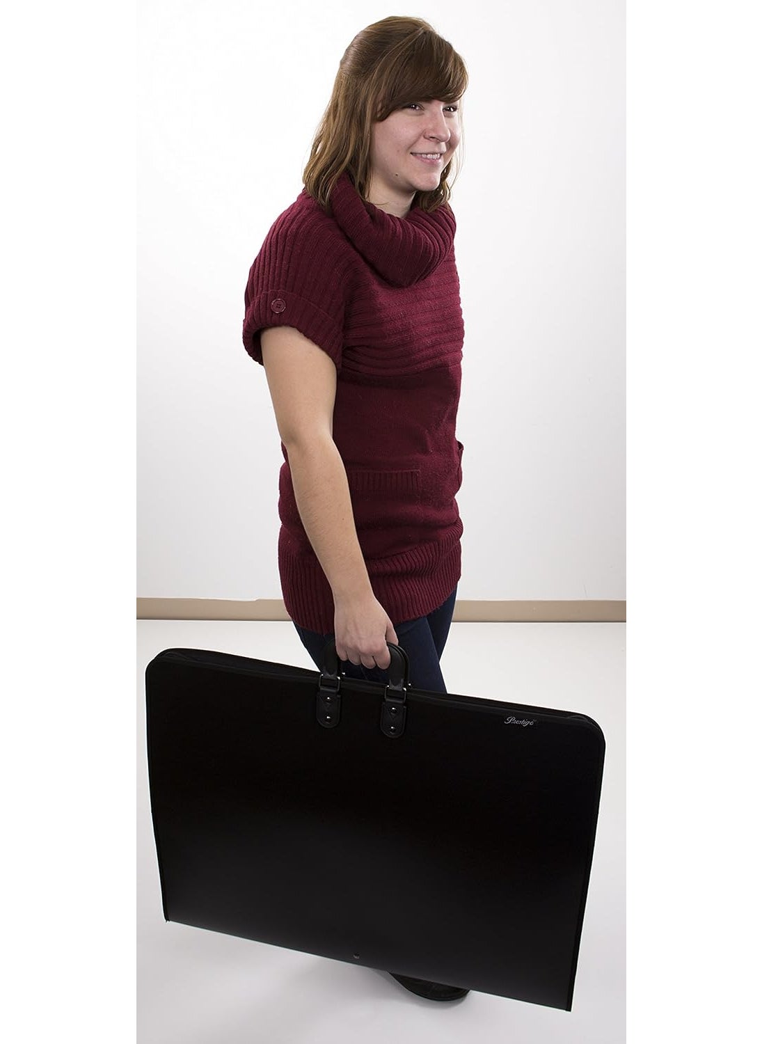 Alvin Premier Series Leather Presentation Cases Size 85 H x 11 W Color Black  - Image 4