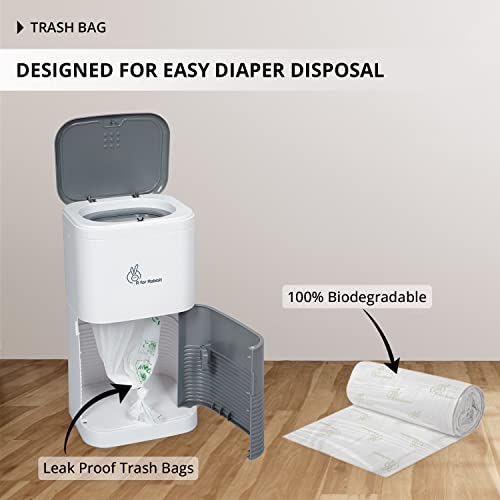 R for Rabbit Trash Bag with Carbon Filter | Diaper Bin Trashbag White | Biodegradable Trash Bag (Hygobin) - Image 2