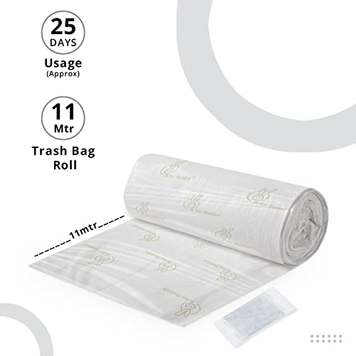 R for Rabbit Trash Bag with Carbon Filter | Diaper Bin Trashbag White | Biodegradable Trash Bag (Hygobin) - Image 4