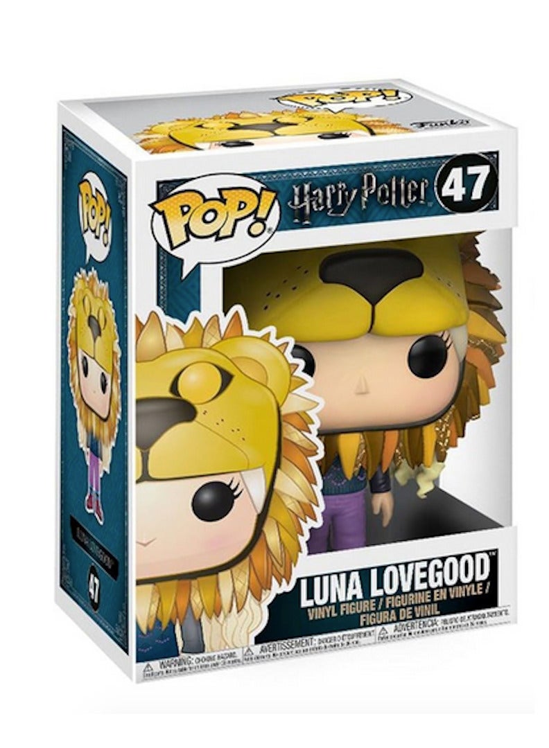 Funko Pop! Wizarding World: Harry Potter - Luna Lovegood with Lion Head (47) - Image 2