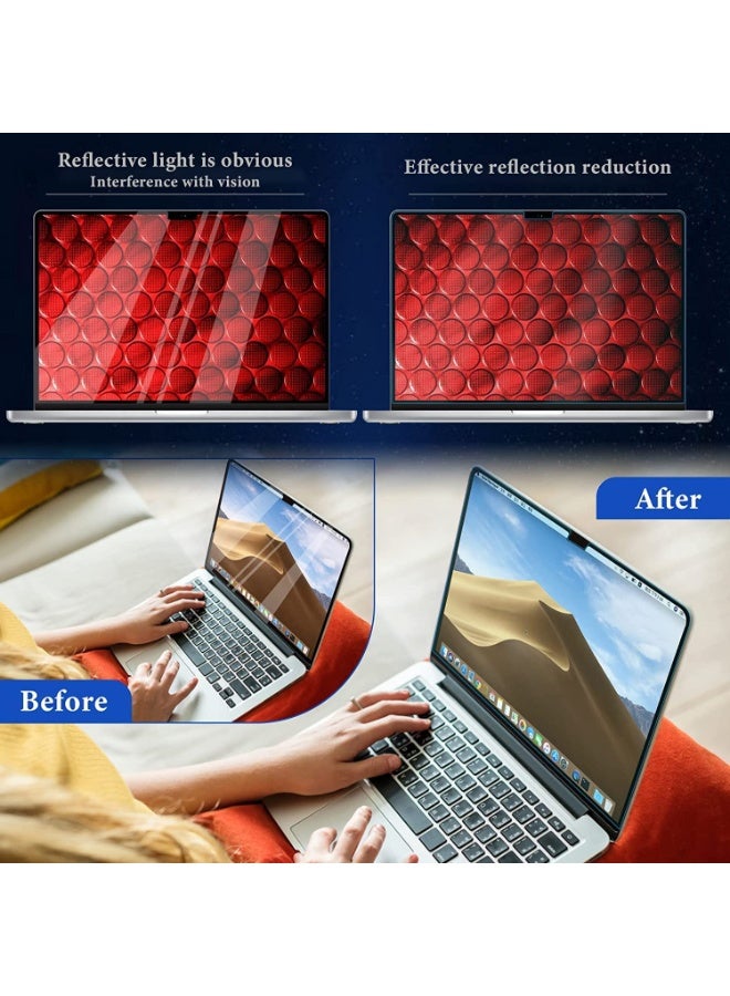 1Pack Anti Blue Light Screen Protector for 2026 New MacBook Neo 13 inch Apple A18Pro/A3404 Anti Scratch Accessories Anti Glare Matte Protective Shield Film for MacBook Neo 13'' - Image 5