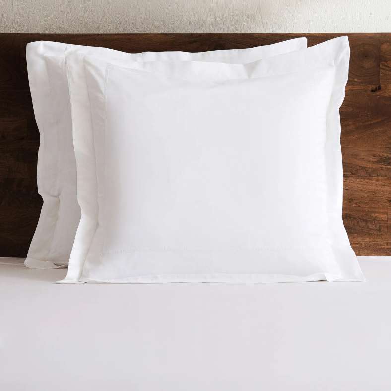 Pan Home Classic Egyptian 2-piece 400TC Euro Sham 65x65cm - White - 121IHP9900462 - Image 1