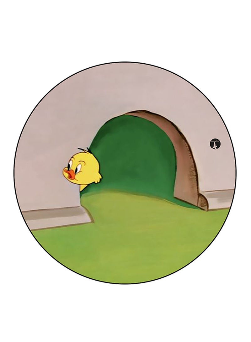 RKN Tom And Jerry Printed Fridge Magnet Round  Multicolour - Image 1