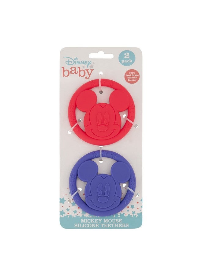 Disney Silicone Teether Toy Set For Infants, Food Grade And Bpa Free Teethers For Babies 6-12 Months, 2-Pack Teether Toys For Newborns - Image 2
