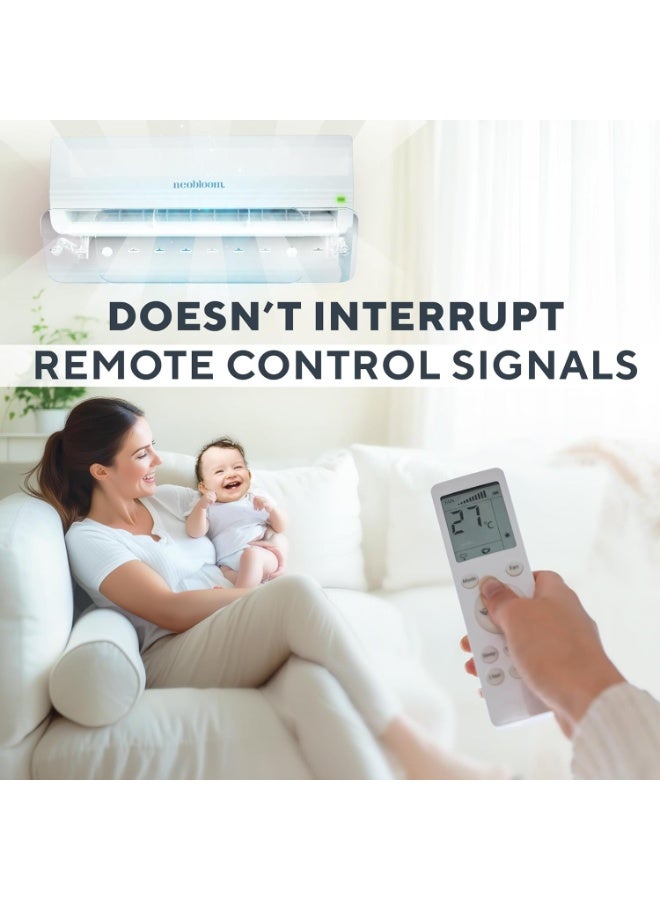 XVersion Adjustable AC Air Deflector – Universal Split AC Wind Direction Controller Adjustable AC Air Deflector 56–102.5cm - Image 3