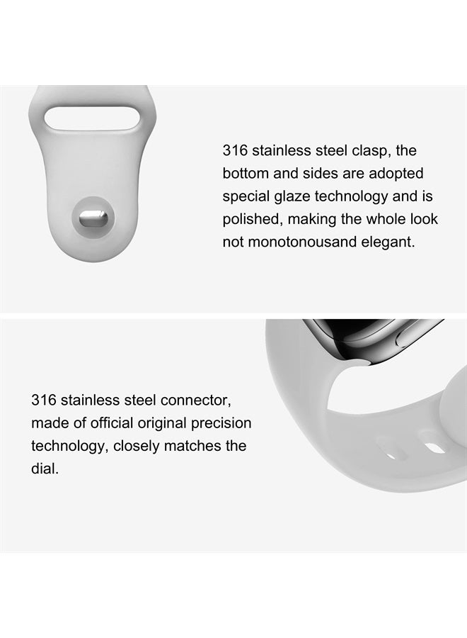 DONEGANI حزام ساعة آبل متوافق مع Ultra SE 49mm 45mm 44mm 42mm للرجال والنساء سلسلة 8 7 6 5 4 3 2 1 باللون الأزرق العميق｜أحزمة رياضية سوار سيليكون - Image 4