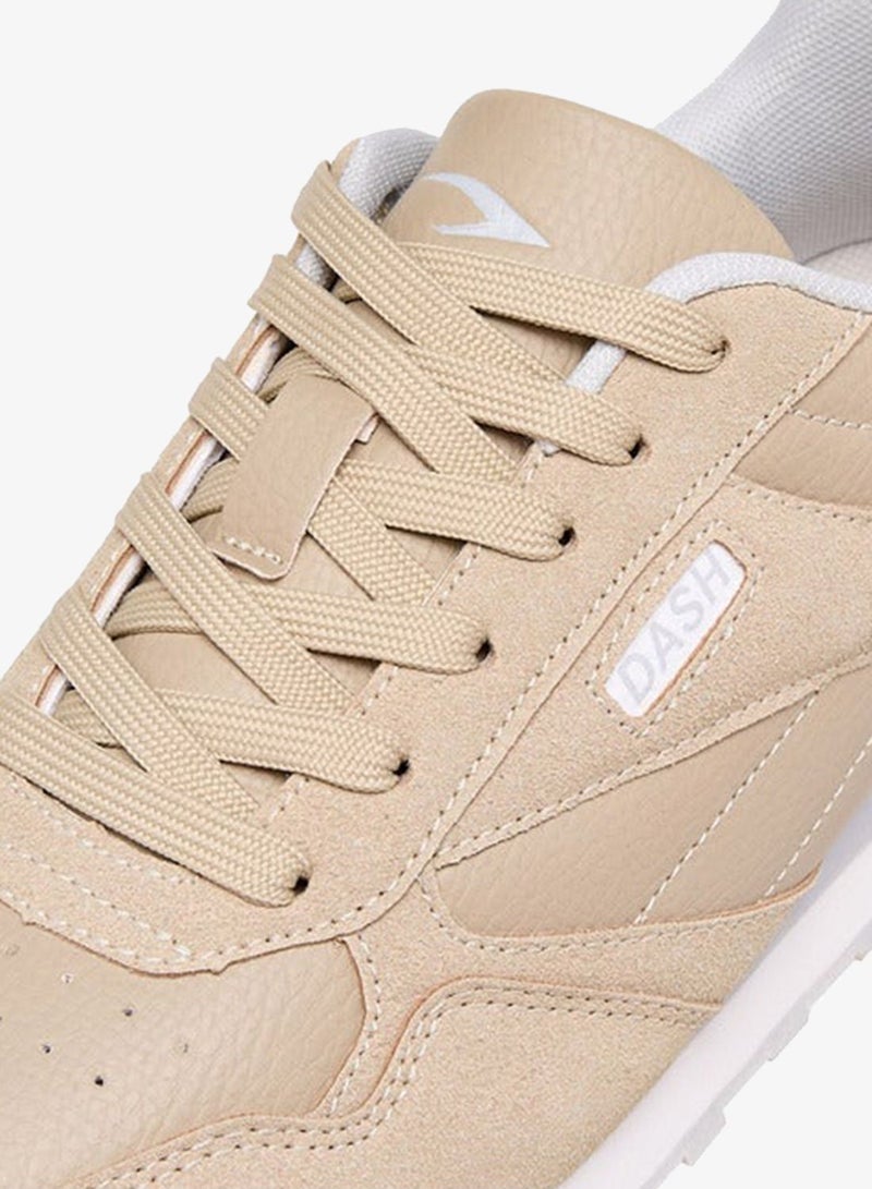 Dash Women Panelled Sneakers with Lace-Up Closure - Image 4