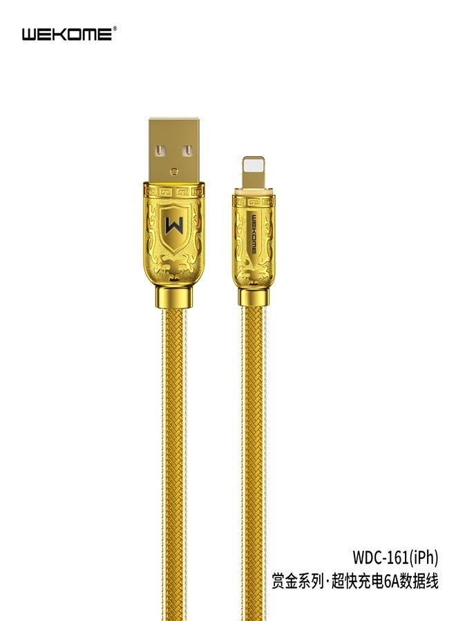 ويكومي USB to c fast cable golden - Image 1