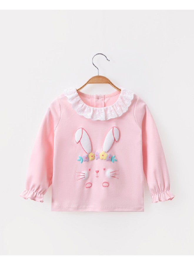Girls' Baby Autumn Fashion Versatile T-shirt Long Sleeve Back-to-school Season Trendy - Image 1