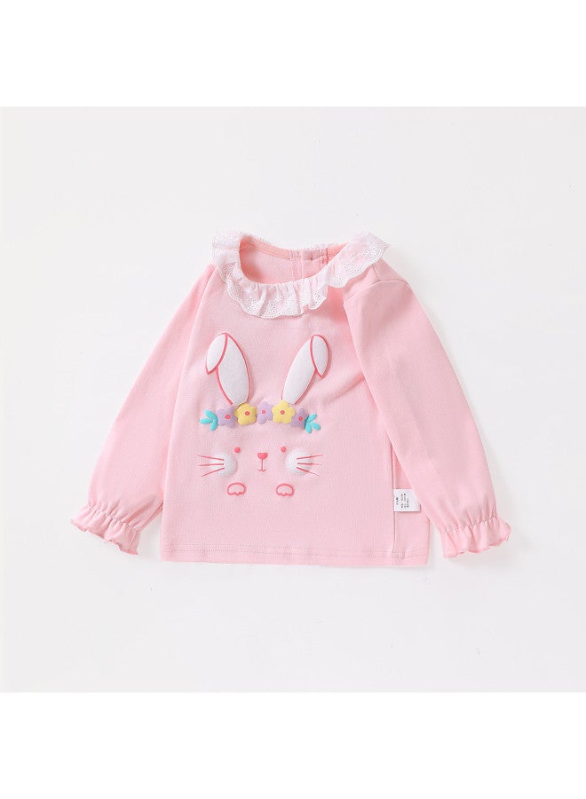 Girls' Baby Autumn Fashion Versatile T-shirt Long Sleeve Back-to-school Season Trendy - Image 4