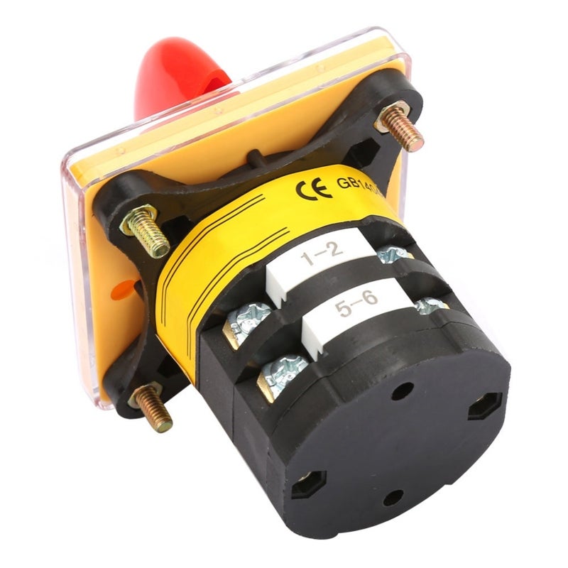 Jinyi Changeover Switch 25A 380V ON/OFF - 2-Position Rotary Switch for Home Appliances - Image 3