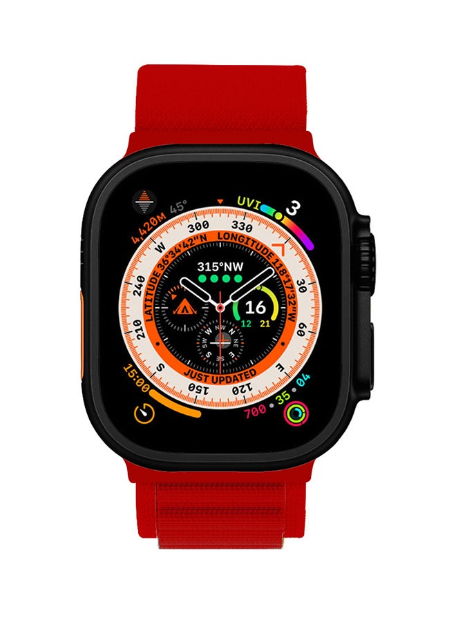 Generic Alpine Loop Band For Apple Watch Band 49mm/45mm/44mm/42mm Nylon Woven Sport Strap Compatible with iWatch Series Ultra2/Ultra/8/7/SE/6/5/4/3/2/1 Adjustable Strap  - Image 3