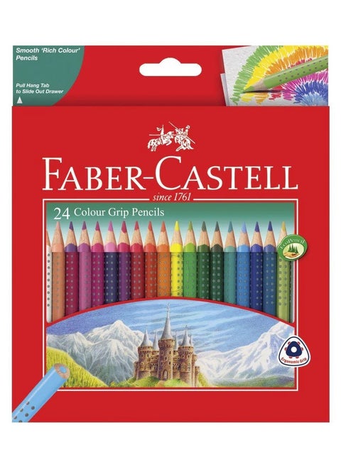 Faber-Castell 24 Colour Grip Pencils