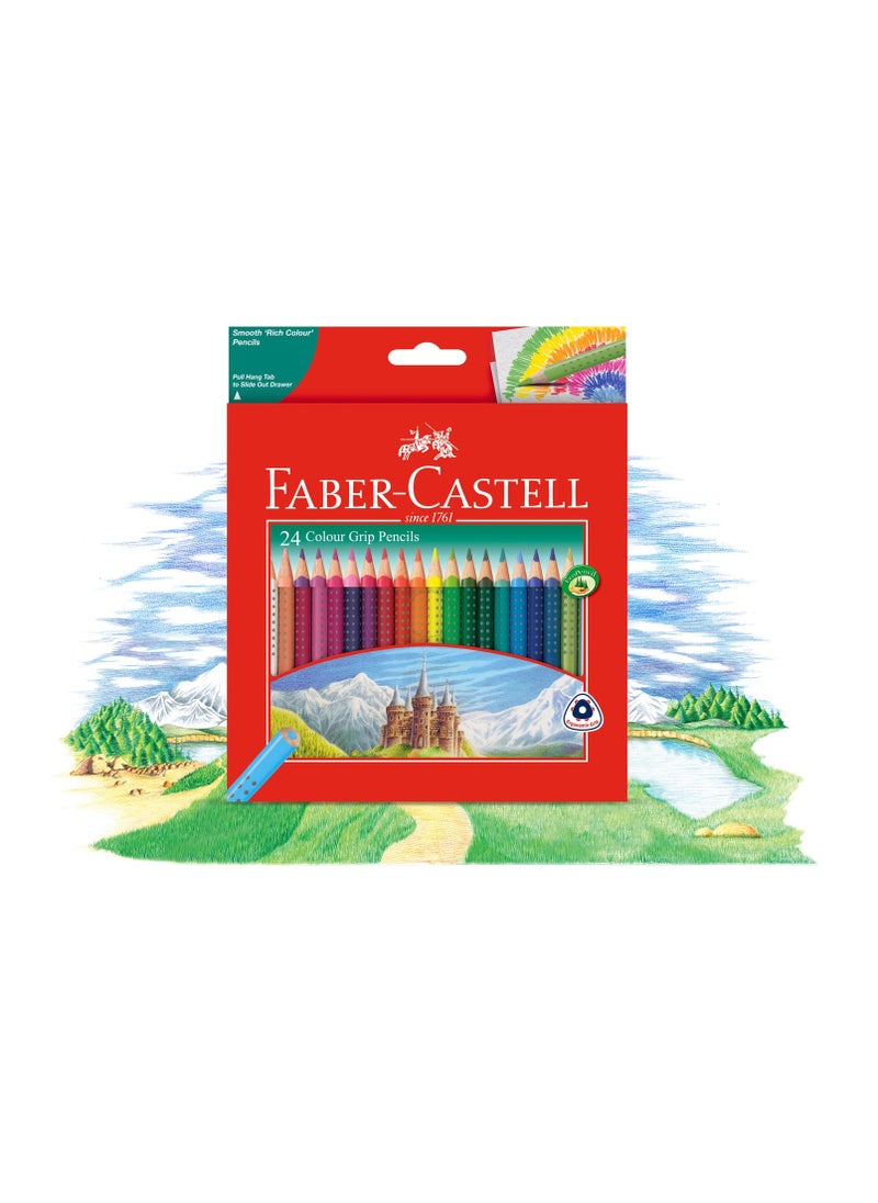 Faber-Castell 24 Colour Grip Pencils