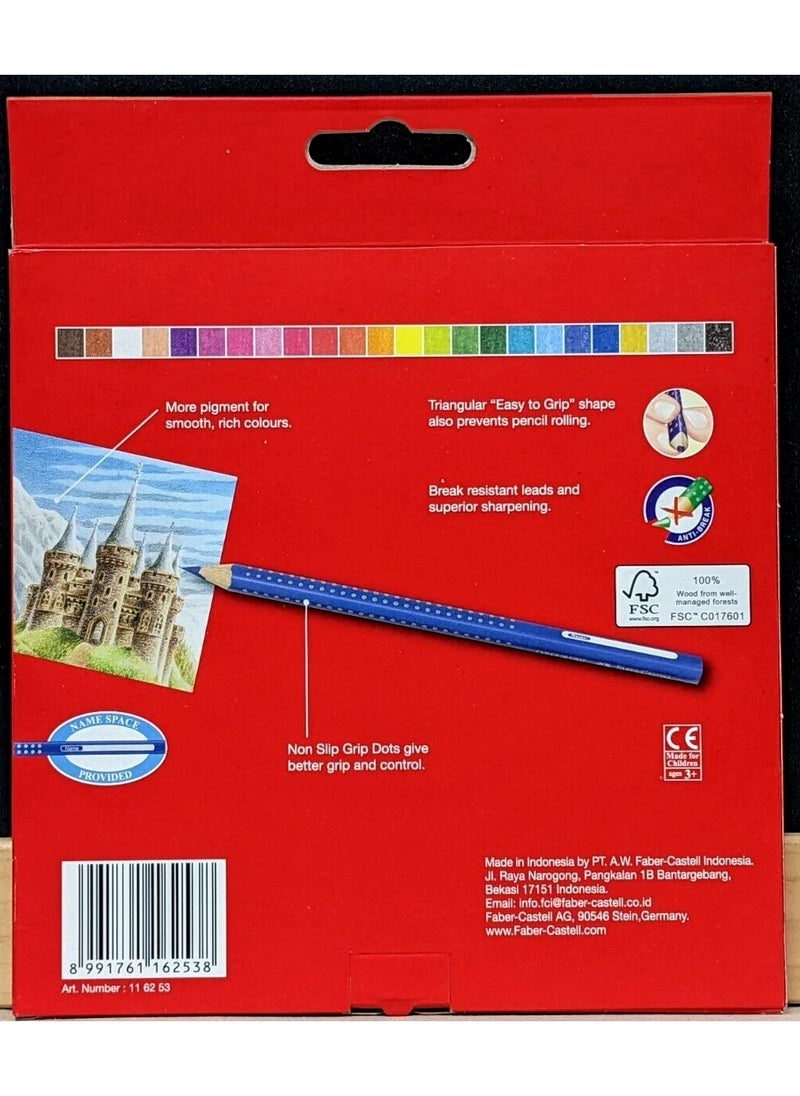 Faber-Castell 24 Colour Grip Pencils