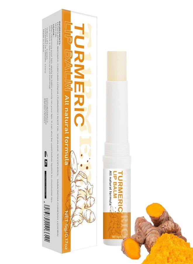 paminify Turmeric Lip Balm for Smokers With Root Oil - Brightening for Dark Lips, Long-Lasting Moisturizer for Dry, Cracked, and Dull Lips - All Natural Hydrating Skin Care, 0.17 oz - Image 1