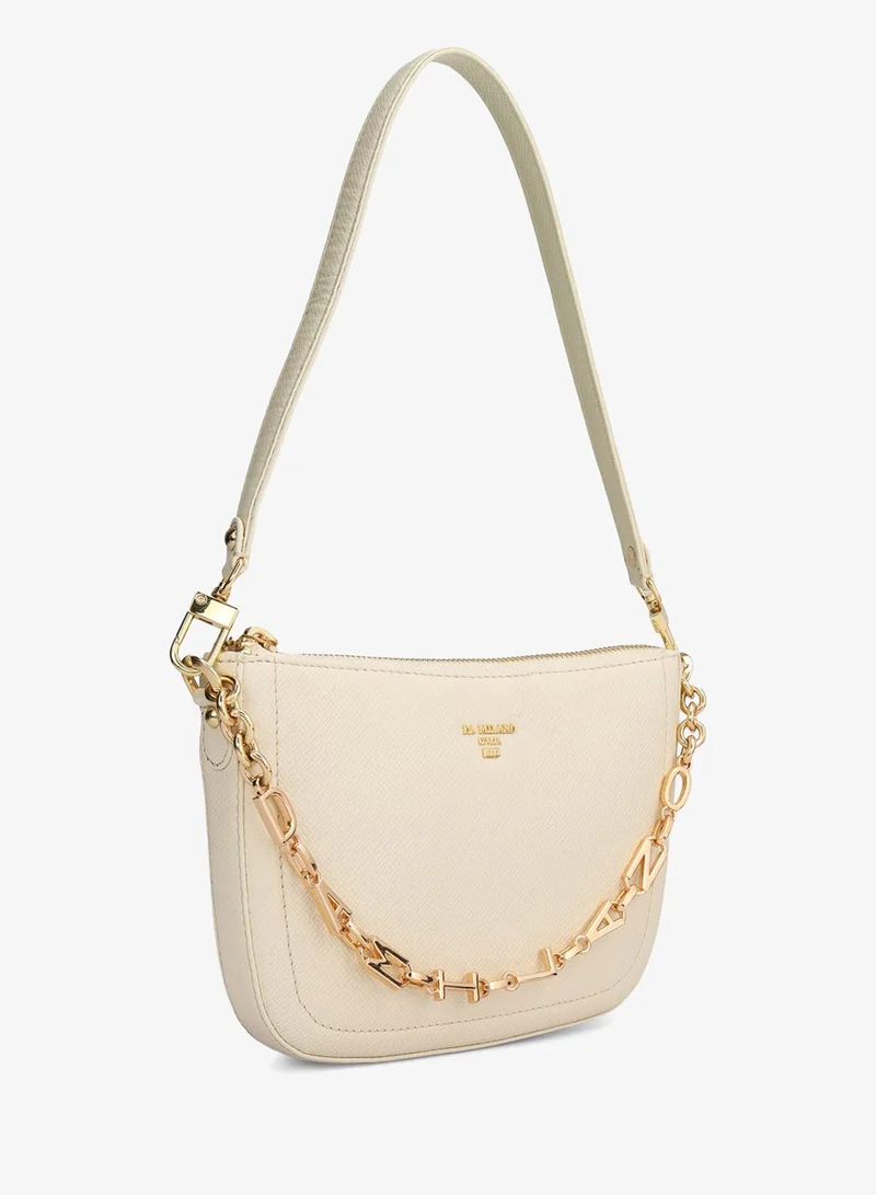 Da Milano Small Franzy Leather Baguette - Marshmallow