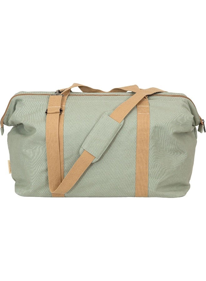 Bimbidreams Family Travel Bag Spacious & Durable Canvas Duffle For Parents & Kids, Perfect For Weekend Getaways, Beach, & Everyday Use (Green)  - Image 3