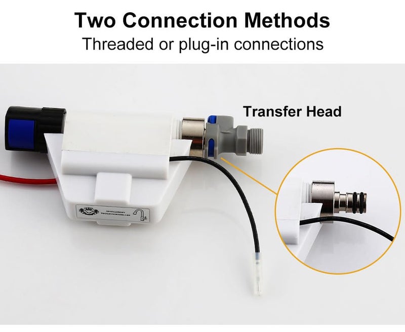 BuleVina Touch Controller Accessories Induction Sensor Replacement Part with Battery Holder with Signal line No Battery Included for Smart LED Waterfall Kitchen Faucet Mixer Tap with Temperature Display - Image 3