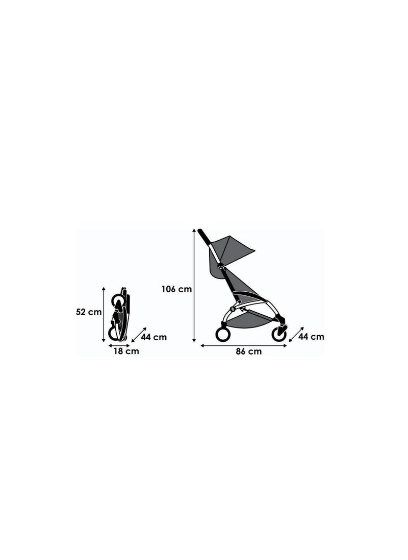 Babytime - Baby Time Mini Portable Stroller - Black - Image 1