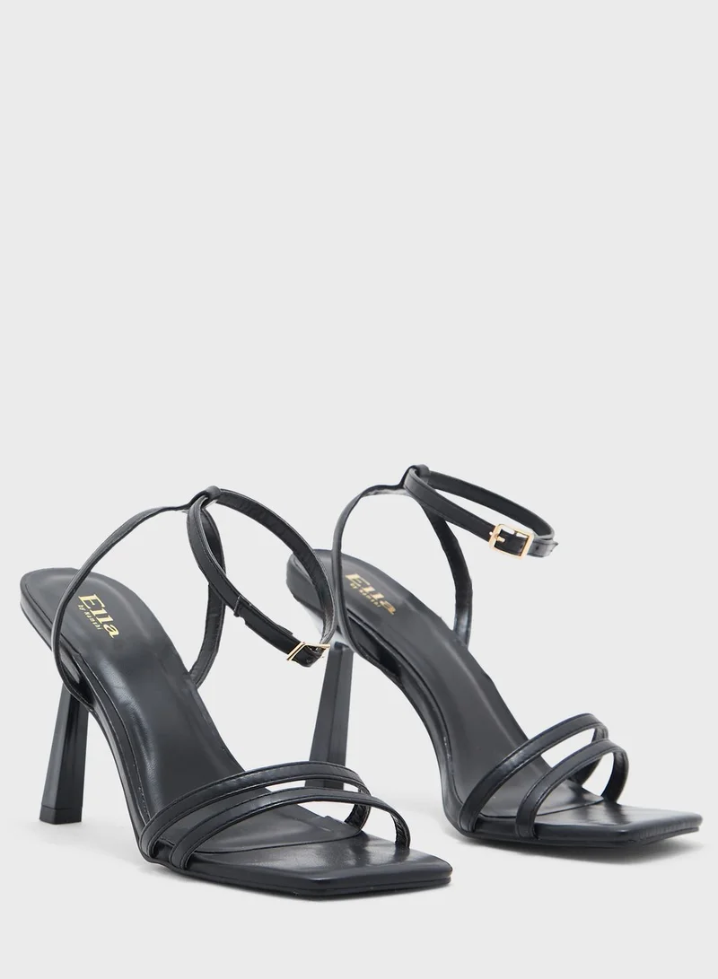 ELLA Double Strap Ankle Strap Sandal