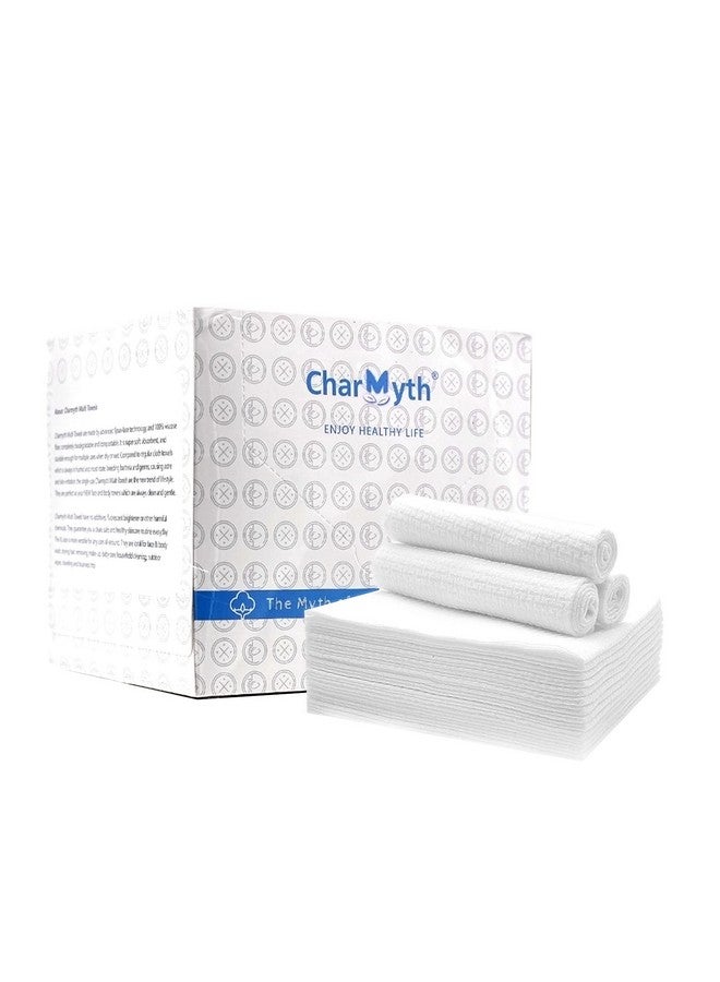 Charmyth Harmyth Disposable Face Towel Clean Face Tissue Skin Towel Xl Extra Thick Soft Disposable Makeup Remover Dry Wipes Organic Cruelty Free And Degradable Clean Towel For Sensitive Skin - Image 1