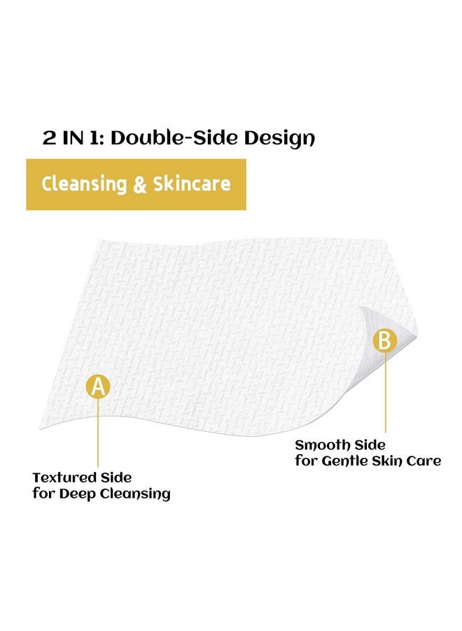 Charmyth Harmyth Disposable Face Towel Clean Face Tissue Skin Towel Xl Extra Thick Soft Disposable Makeup Remover Dry Wipes Organic Cruelty Free And Degradable Clean Towel For Sensitive Skin - Image 5