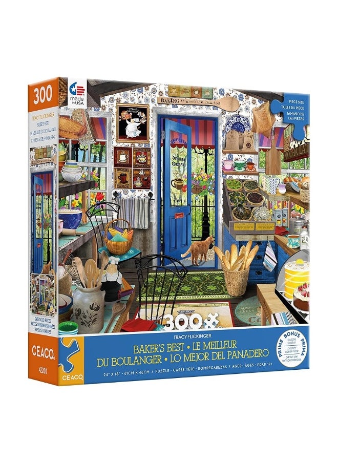 Ceaco Ceaco - Tracy Flickinger - Baker's Best - 300 Piece Jigsaw Puzzle  - Image 4