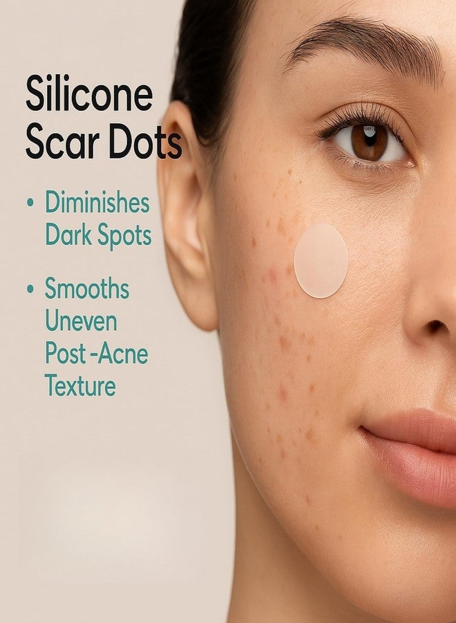 PUREEASE Acne Scar & Dark Spot Patches – Gentle Non-Adhesive Silicone Dots, Safe for Sensitive Skin – Ultra-Thin, Breathable & Nearly Invisible – 72 Pimple Patches, 2 Sizes - Image 3