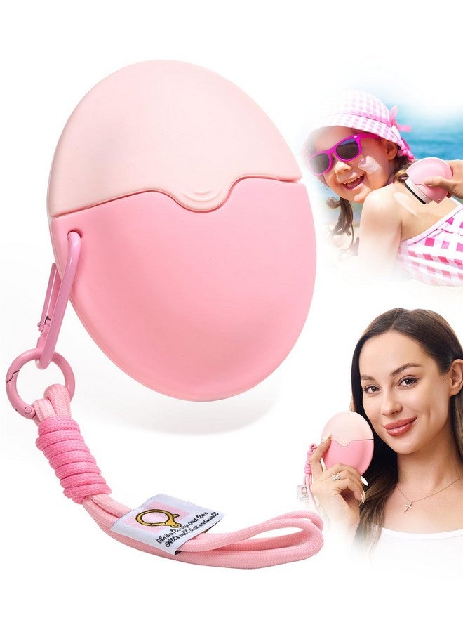 KYHDIYA Sunscreen Applicator - Portable- Roll on Sponge Applicator for Sunscreen, Sunblock Buddy Brush Set with Protective Caps For Kids, Adults & Families - Perfect Size for Travel - Image 1