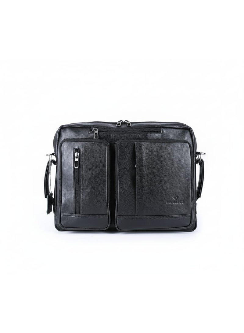JM Leather Business Fourway Briefcase - Image 1