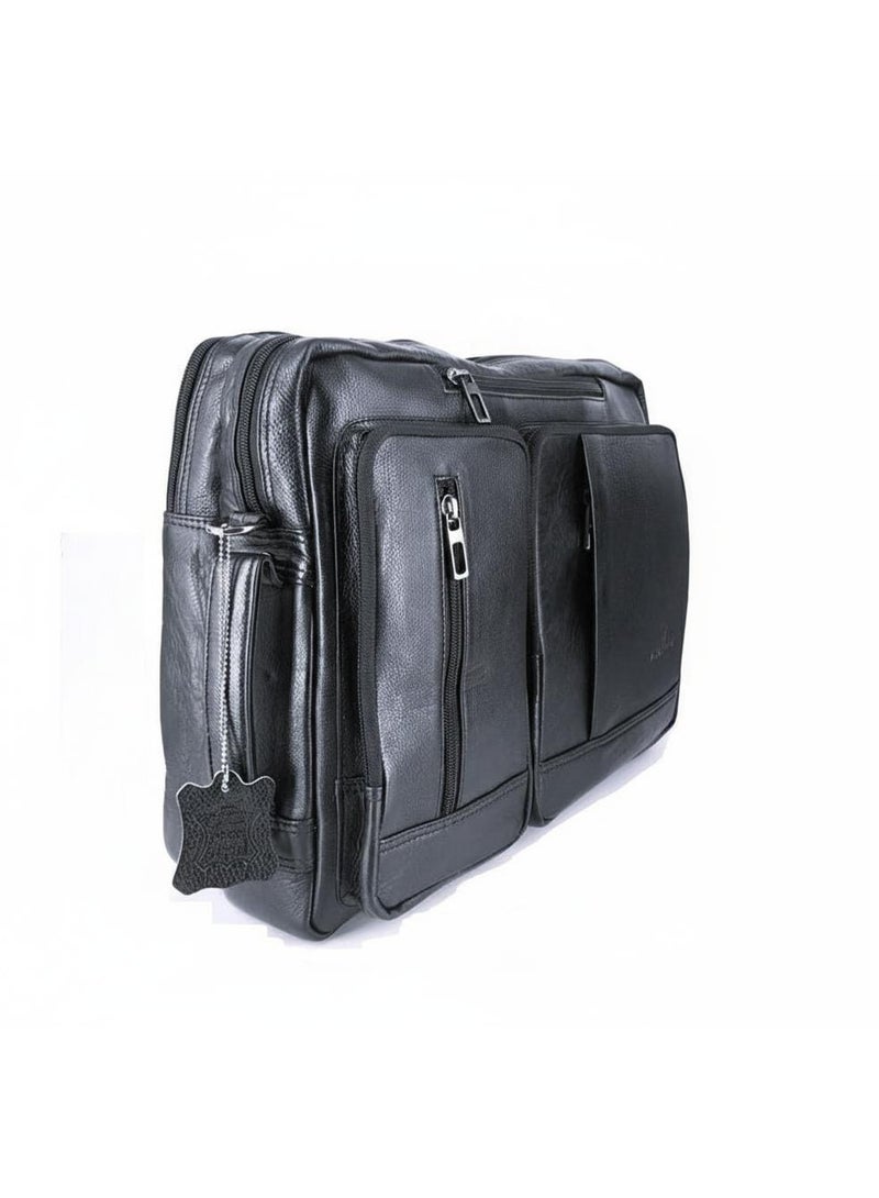 JM Leather Business Fourway Briefcase - Image 3
