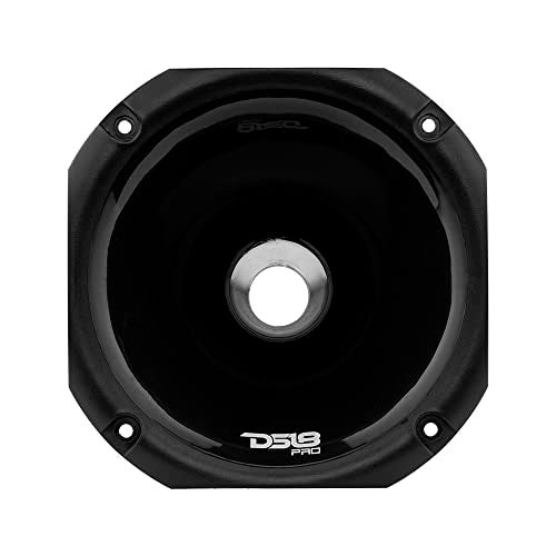 DS18 PRO-H110 Circular Universal Driver Horn Body Easy Twist On/Off Installation (Black) - Image 2