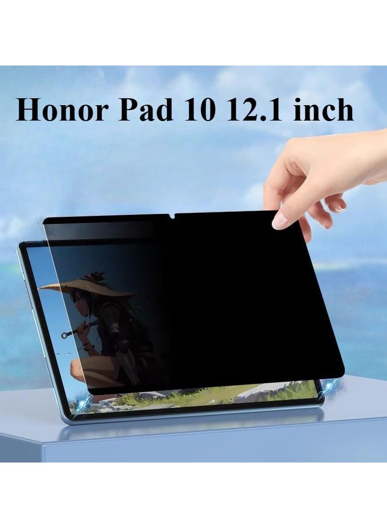 Privacy Screen Protector Compatible with Honor Pad 10 12.1-inch 2025,360 Degree Full Adhesive Frosted Anti-Floppy Film, Anti-Glare, No Bubbles - Image 2