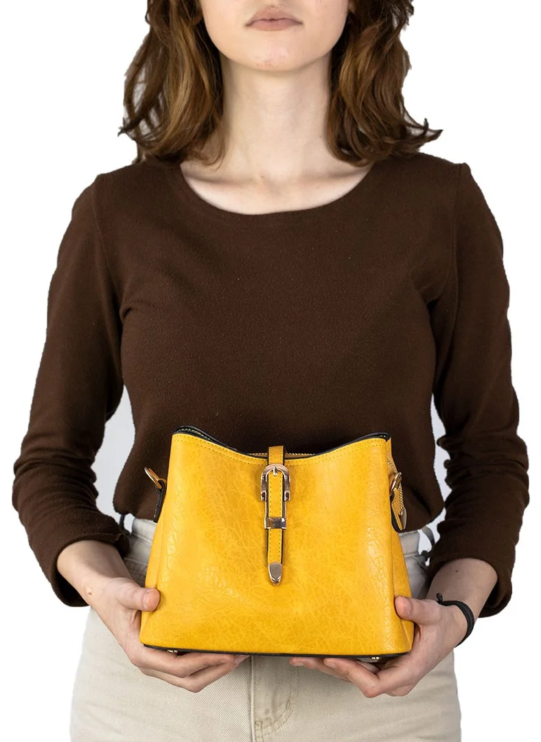 HKY High Quality Relaks Leather Small Size Women's Shoulder & Crossbody Bag