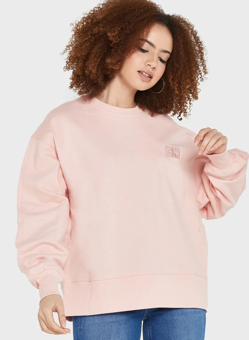Calvin Klein Jeans Crew Neck Logo Sweatshirt