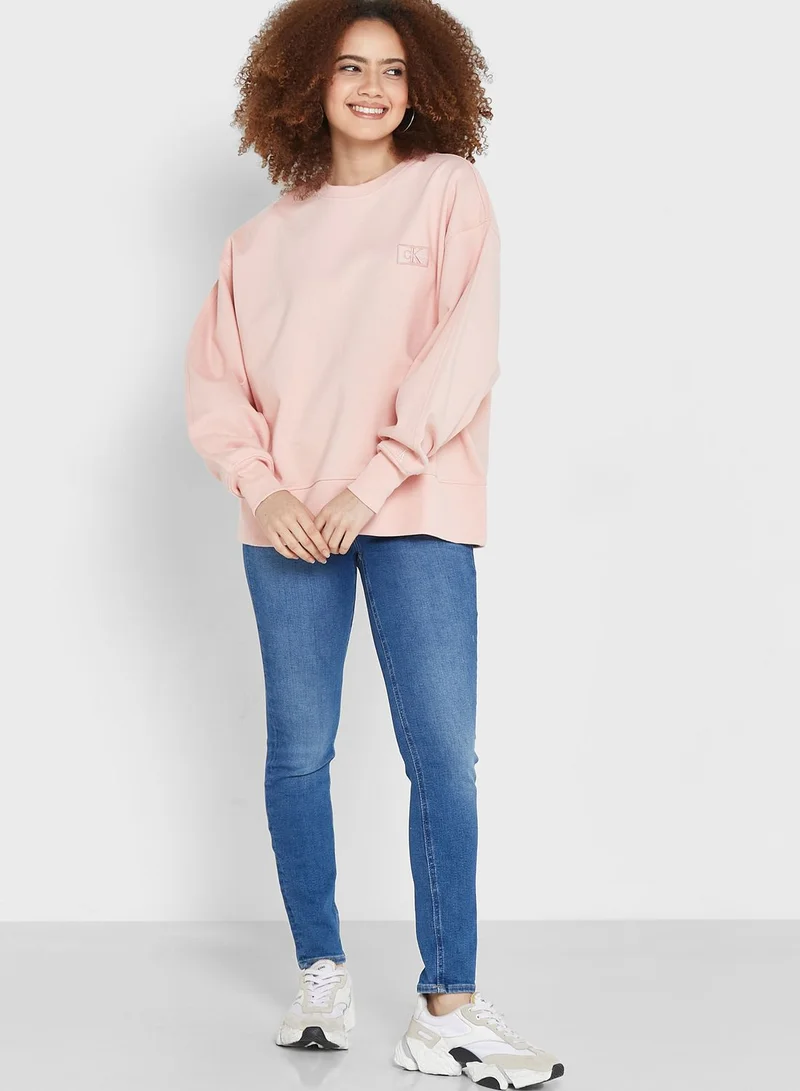 Calvin Klein Jeans Crew Neck Logo Sweatshirt