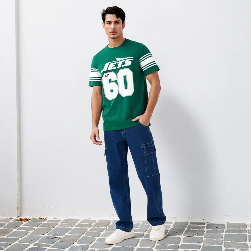 Splash FAV NFL Print Crew Neck T-shirt