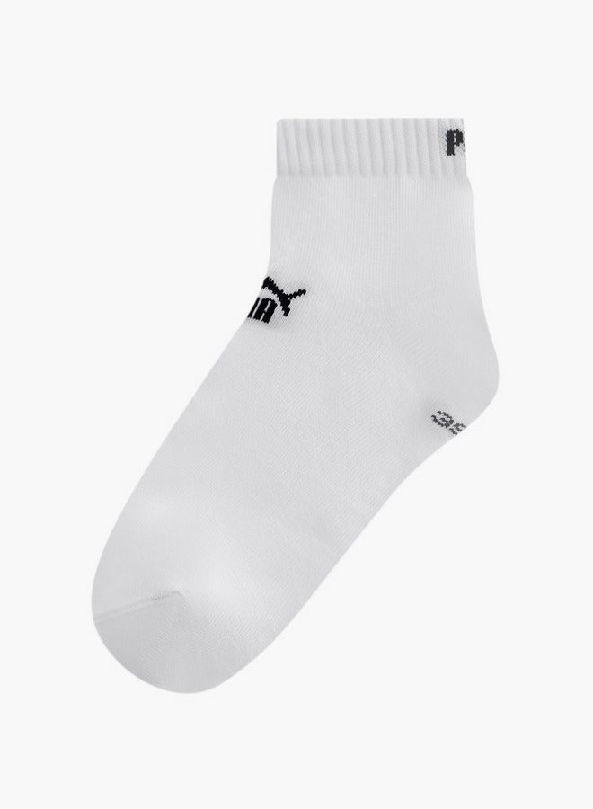 PUMA Men's Logo Print Ankle Length Socks - Set of 3 - Image 2