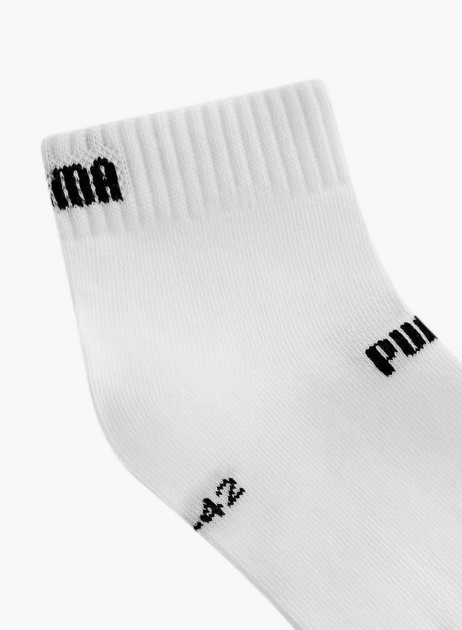 PUMA Men's Logo Print Ankle Length Socks - Set of 3 - Image 3