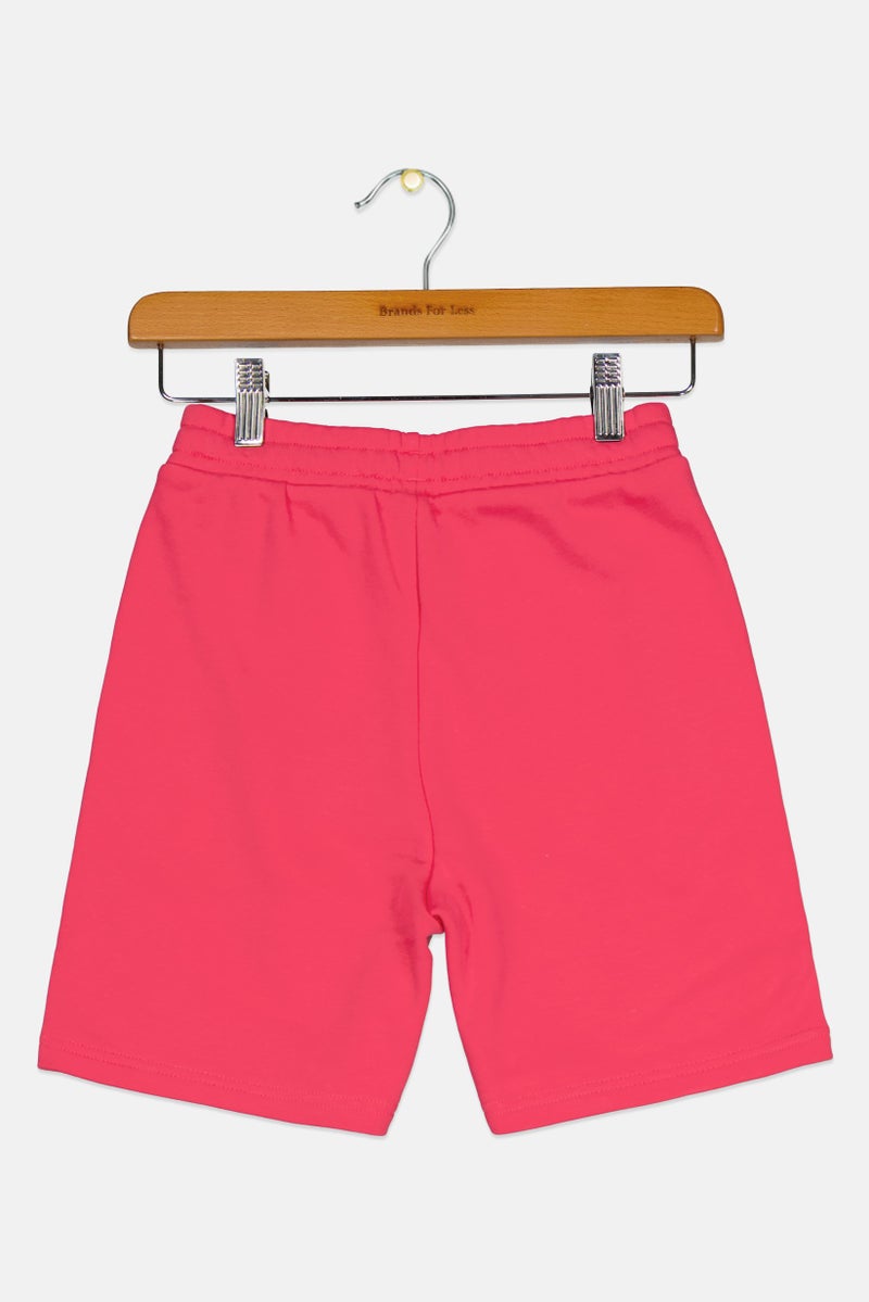 PUMA Kids Girl Sportswear Fit Training Shorts, Pink - Image 2