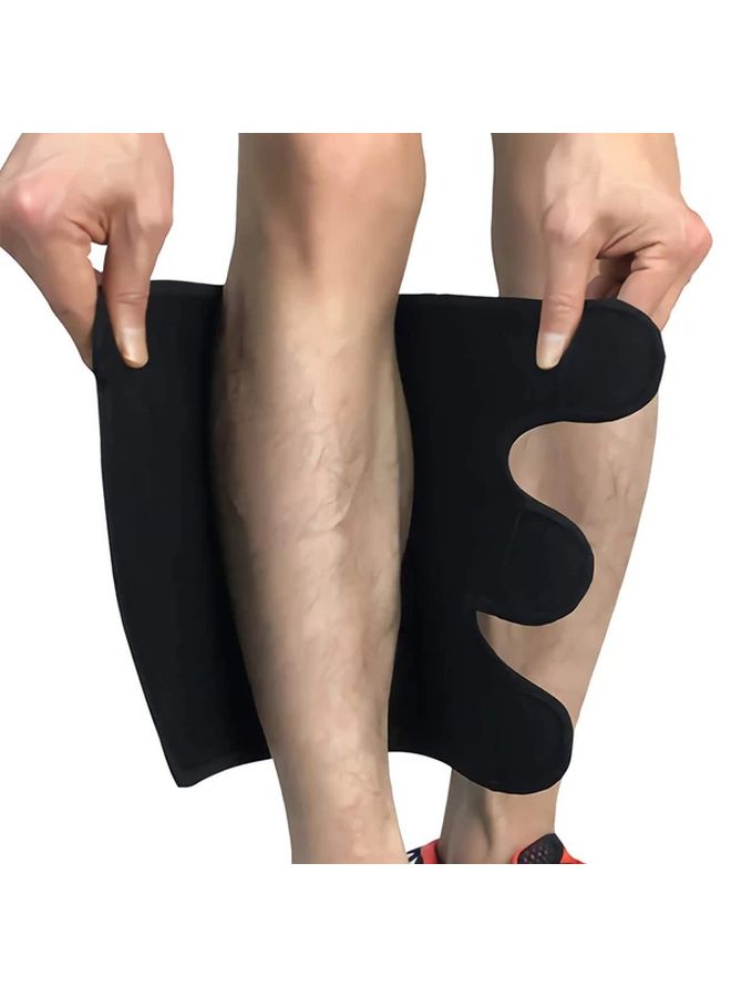 جوارب الضغط لدعم قصبة الساق من Black Calf، قطعتين، للجري وركوب الدراجات - Image 4
