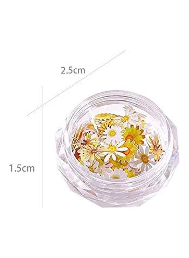 NIBEMINENT 1 Box 3D Flower Nail Stickers Multicolour - Image 2