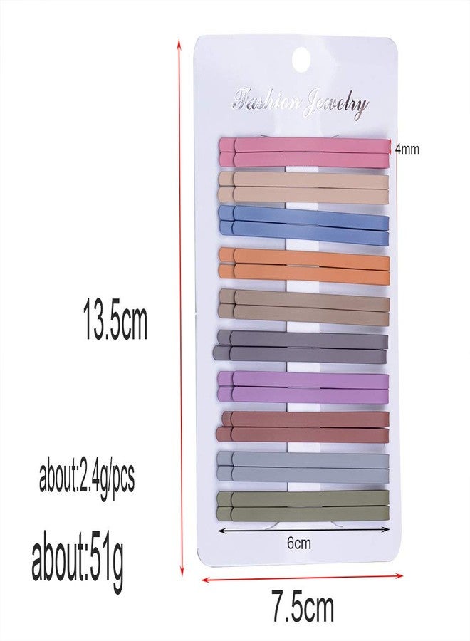 Luzen 40Pcs 2.36" Fashion Rainbow Colored Hair Clips Barrettes Metal Bobby Pin Decorations Hair Pin for Lady Women - Image 5