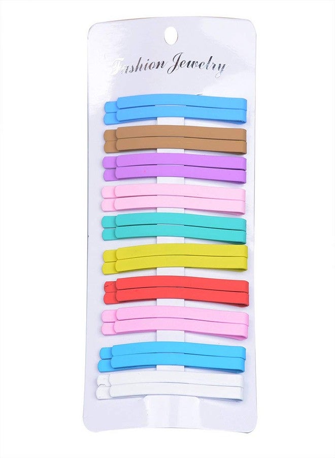 Luzen 40Pcs 2.36" Fashion Rainbow Colored Hair Clips Barrettes Metal Bobby Pin Decorations Hair Pin for Lady Women - Image 4