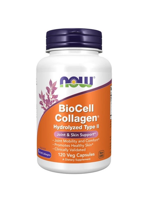Supplements Biocell Collagen Hydrolyzed Type Ii Clinically Validated 120 Veg Capsules