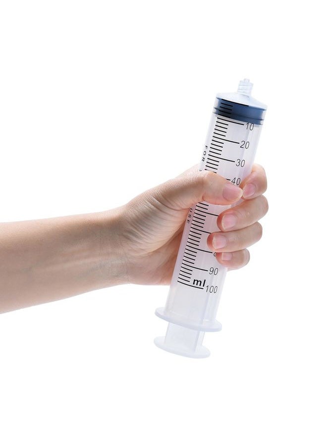 A AKRAF 3 Pack 100ml Syringes with 14G 1.0'' Blunt Tip Needles and Storage Caps(Luer Lock), Plastic Reusable Syringe for Glue Applicator, Oil Dispensing Multiple Uses…  - Image 3