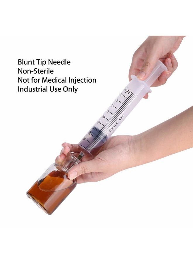 A AKRAF 3 Pack 100ml Syringes with 14G 1.0'' Blunt Tip Needles and Storage Caps(Luer Lock), Plastic Reusable Syringe for Glue Applicator, Oil Dispensing Multiple Uses…  - Image 4